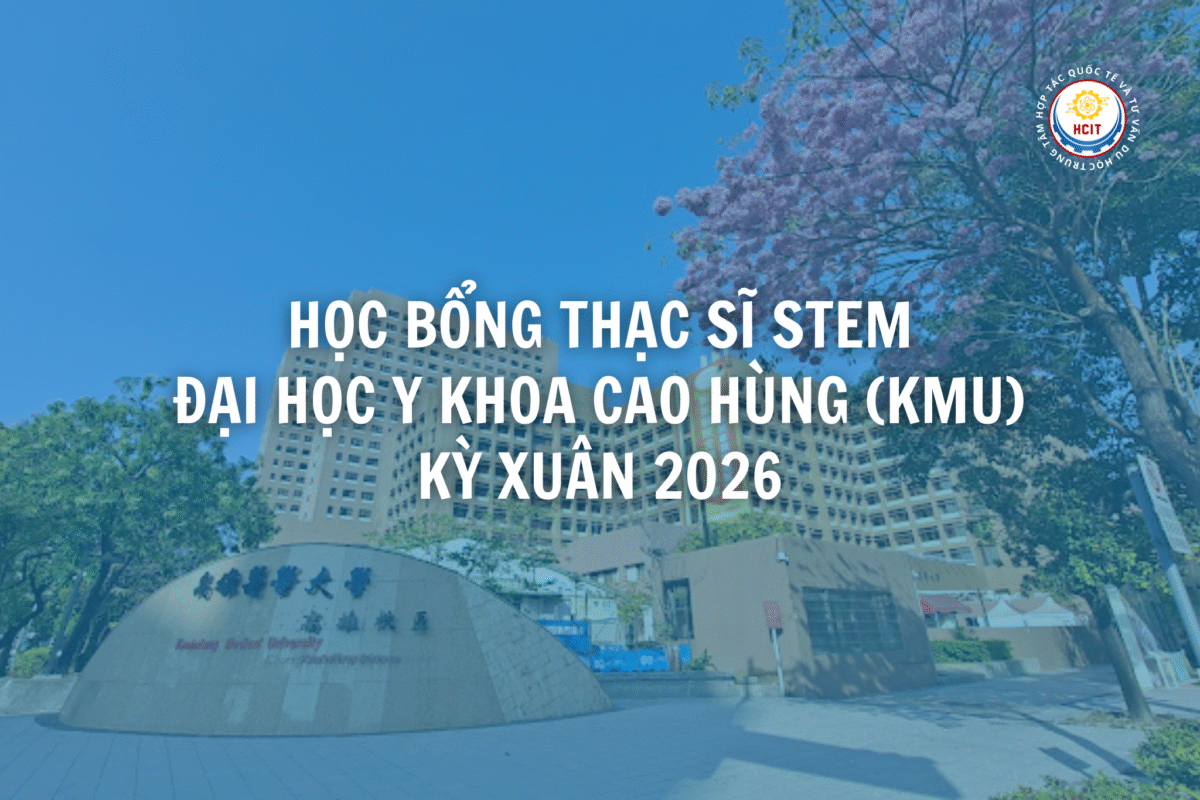 Học bổng Thạc sĩ STEM Đại học Y khoa Cao Hùng KMU kỳ Xuân 2026