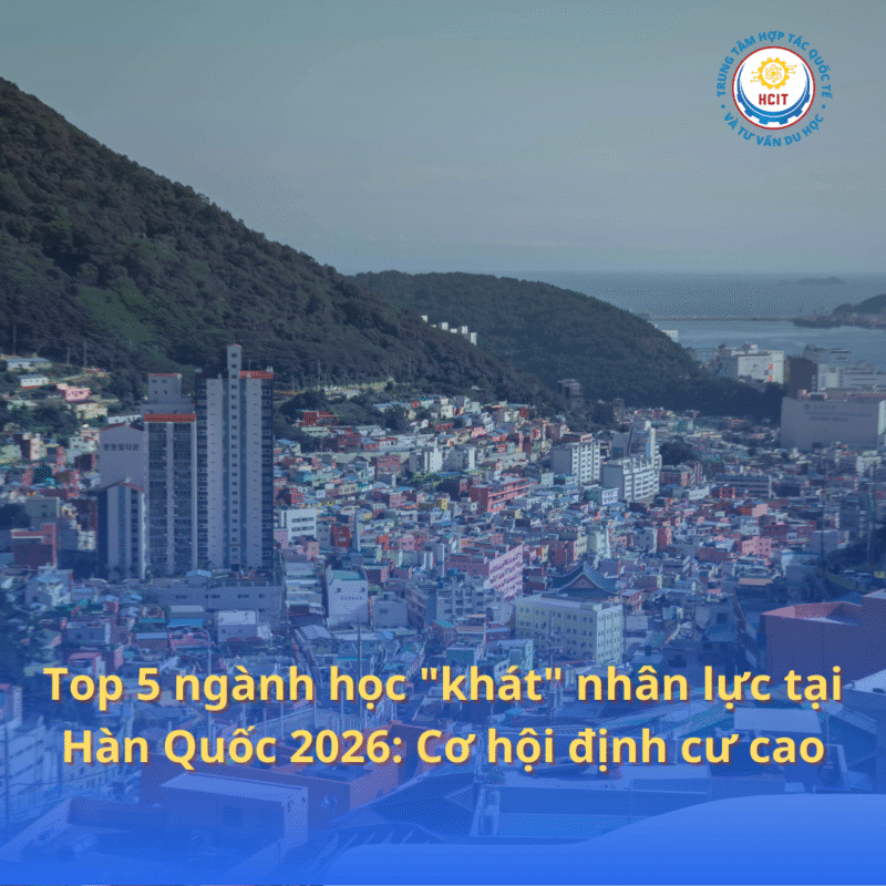 TOP 5 ngành học "khát" nhân lực tại Hàn Quốc 2026