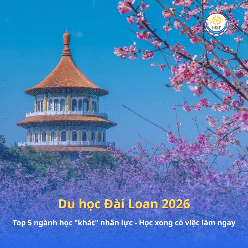 Du học Đài Loan 2026: Top 5 ngành học "khát" nhân lực - Học xong có việc làm ngay