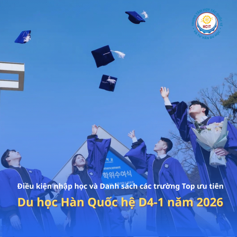 Du học Hàn Quốc hệ D4-1 năm 2026: Điều kiện nhập học và Danh sách các trường Top ưu tiên